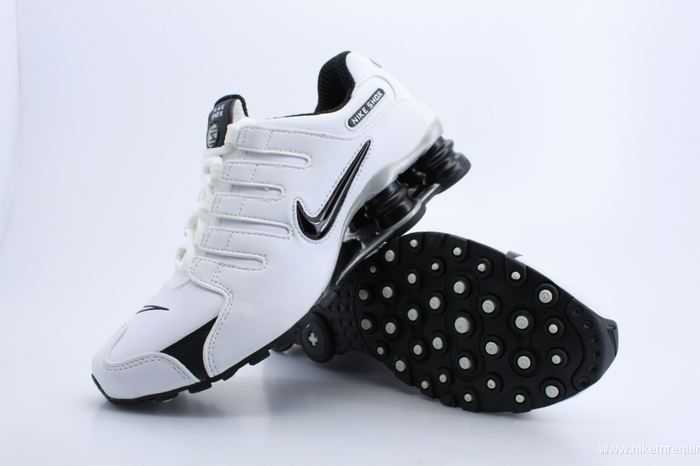blanc et noir Nike Shox NZ chaussures de sport (2)